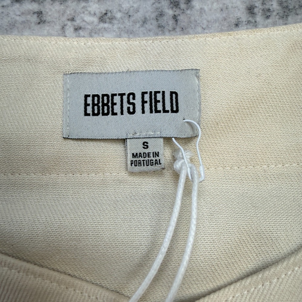 Ebbits‎ Field Flannels Harvard University Jersey Adult Small Cream Twill NEW - Picture 3 of 10